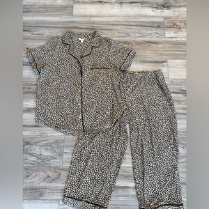 Leopard print pajamas